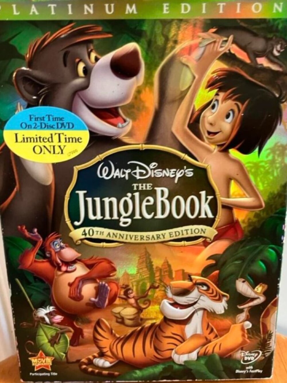 Disney Aladdin Platinum Edition DVD Movie